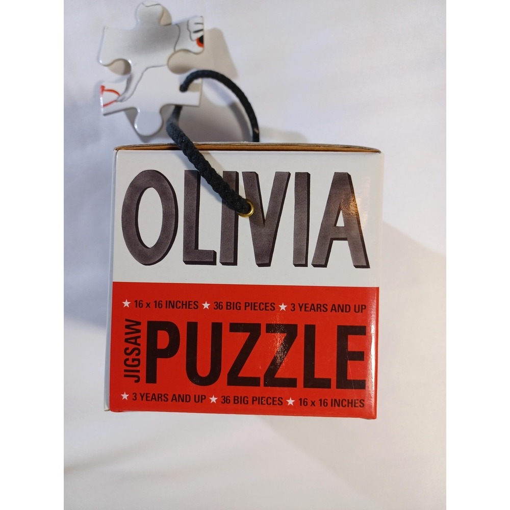 Mudpuppy Olivia Jigsaw Puzzle 36 Piece 16x16in Red Kids 2002 Interlocking - Picture 3 of 5